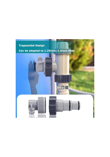 Havuz Hortumu Adaptör Takımı, 2 Tip Havuz Pompası Hortum Bağlantısı