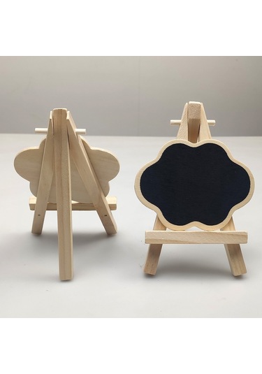 Cbtx Küçük Parti Mağazası Mesaj Yazı Tahtası Süsleri Çam Tripod Dekoratif Mesaj Panosu Büyük Dalga