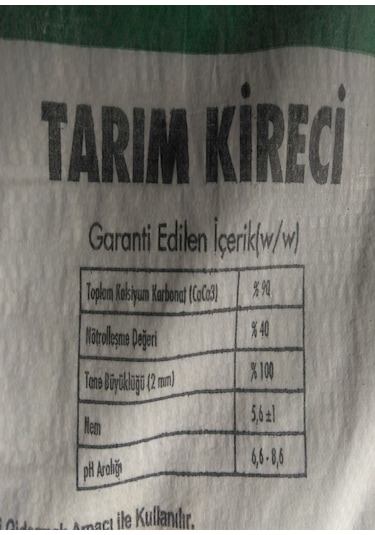 Tarım Kireci Toz Kireç 25 KG