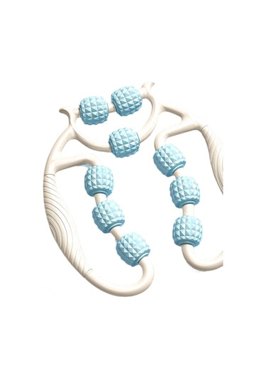 Suntek Bacak Masaj Silindiri 360 Derece Aleti Antrenman Kapalı Mavi