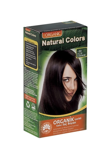 Organıc Natural Colors Saç Boyası 5D Açık Kestane (78791466)