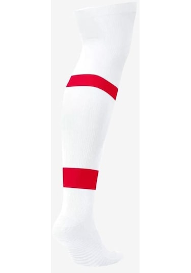 Nike U Nk Matchfit Knee High - Team Cv1956-103 Beyaz & Kırmızı Unisex Tozluk 001