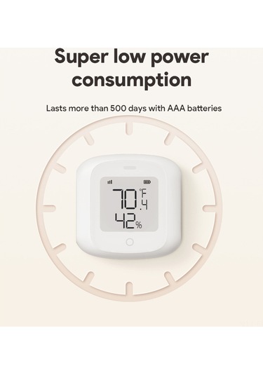 Xindoker Tuya Akıllı Sıcaklık Nem Sensörü, Wifi/kablosuz Lcd Ekranlı, Otomatik Senaryo Tutanak, Uzaktan İzleme, Hassas Ölçüm