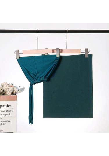 Noenname Null Kadın Şifon Başörtüsü & Jersey Undercap Seti - 2 Parçalı Diğer