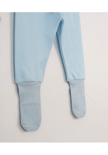 Çoraplı Pijama Takım Melanj