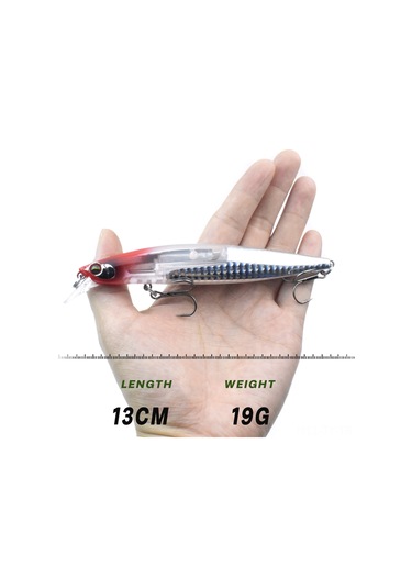 Teltree Cc77 Yüzer Balık Yemi, 13 Cm Abs Malzeme, 6 Renk Seçeneği, 19 G Hafif Tasarım