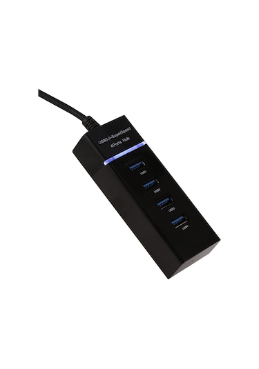 Ximistore9 Usb 3.0 4 Portlu Hub: 5gbps Hızlı Veri Transferi, Çoklu Cihaz Desteği, Siyah Usb 2.0/1.1 Uyumlu