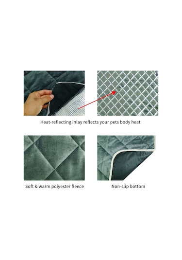 Moveevo 1. Isıtmalı Kışlık Kedi Yatağı 2. Termal Kendinden Isıtan Pet Matı 3. Kaydırmaz Kedi-köpek Yatak Pedi