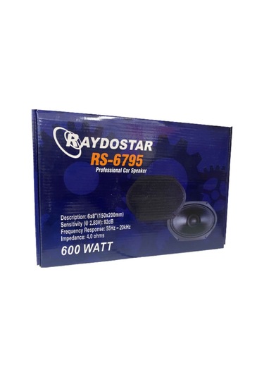 Raydostar Rs-6795 6x8 2 Adet Transit Ön Kapı Hoparlörü Kapaklı 600 Watt Ms-6795