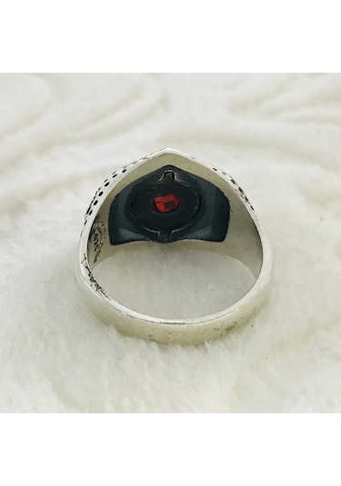 Ay Yıldız Türk Bayraklı 925 Ayar Gümüş Erkek Yüzük