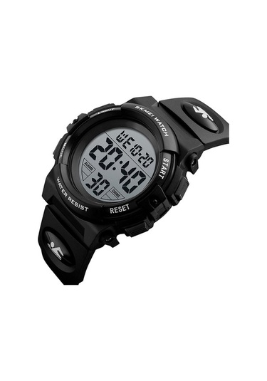 Novahub Skmeı 1258 Multifunction Outdoor Sports Night Light Waterproof Wrist Watch, Size: S Black Multi-color, Renkli Çok Renkli