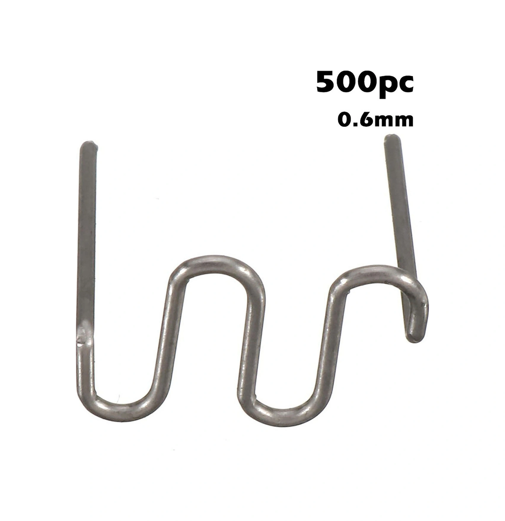 Yuntech01 500 Adet 0.6mm Büyük Dalgalı Tungsten Çelik Otomobil Tampon Tamiri Kaynak Çivi, Plastiği Onarım İçin Kaynak Makinesi İle Kullanılır