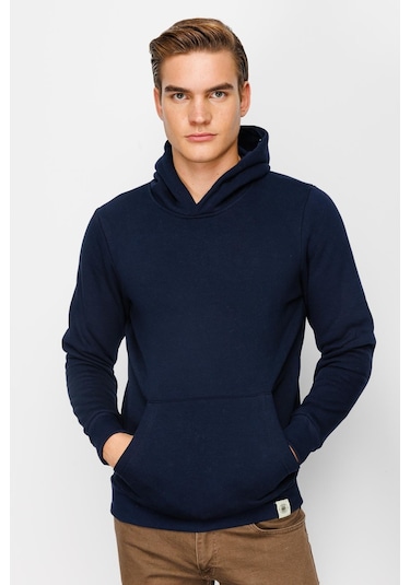 Igs İgs Standart Kapüşonlu Erkek Sweatshirt Lacivert