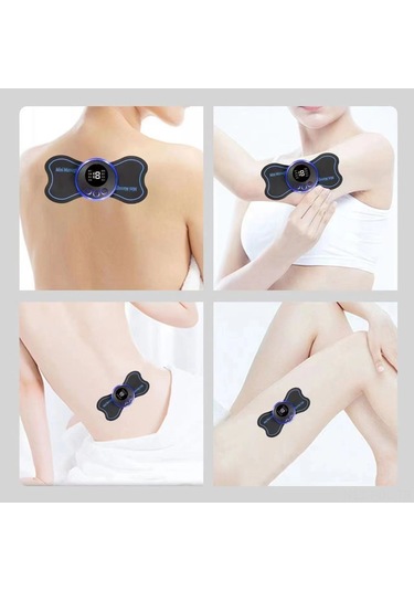 Padalink Mini Boyun Masaj Cihazı, Mikroakım Teknolojisi, 8 Mod 19 Seviye Güç, Uzaktan Kumandalı Şarjlı, Kol-boyun-rakipler İçin Taşınabilir Masaj Aleti Çok Renkli