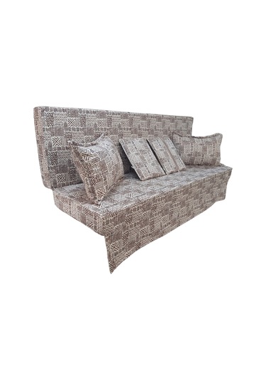 Mirzade Silinebilir Döşemelik Kumaş Tentesiz 28 Dns Sünger İnka Salınc Ak Minderi-slsm İnka Kahve 00002 Kahverengi