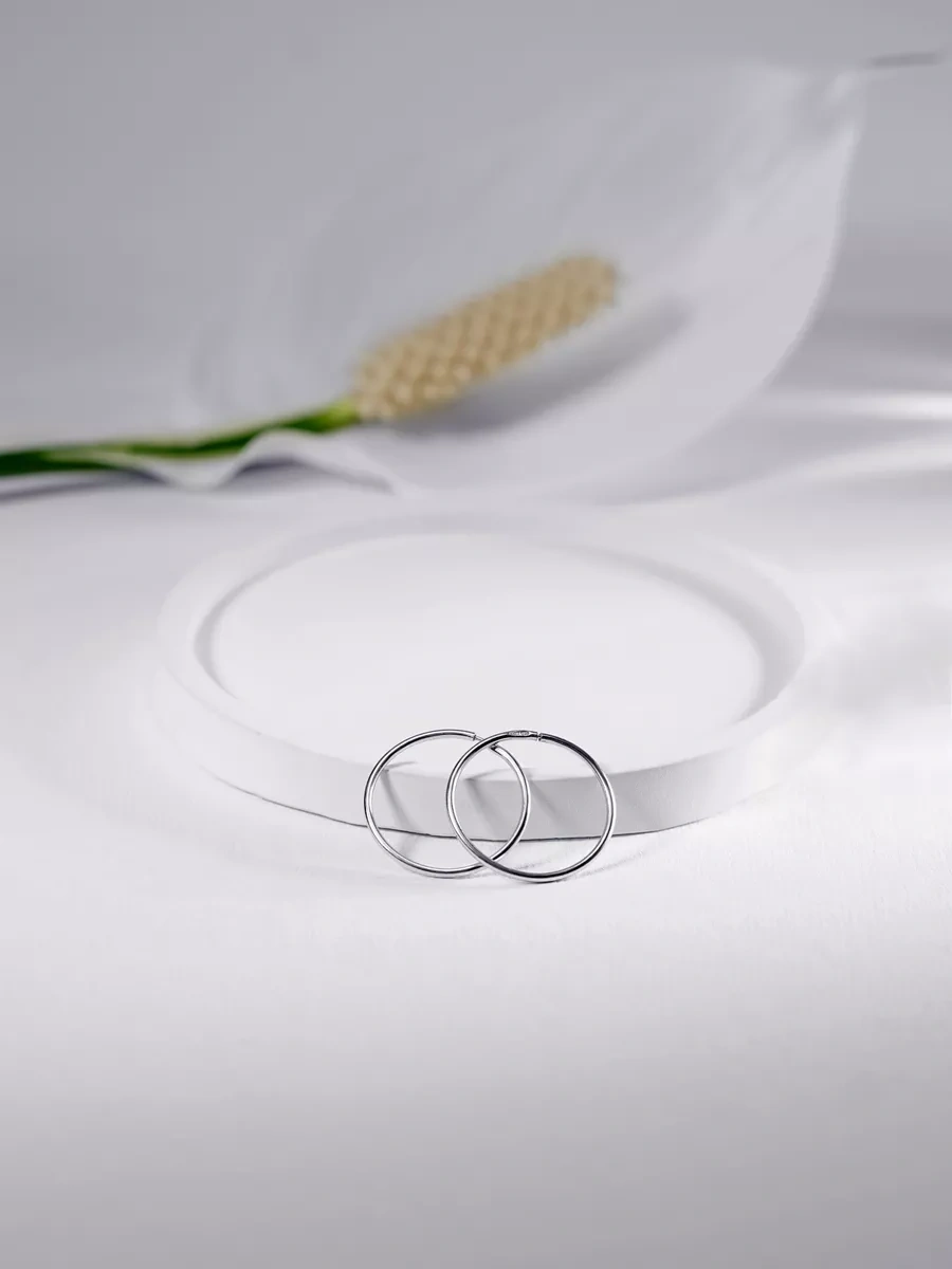 Lucente Küçük 20 Mm Halka Küpe, 925 Ayar Gümüş 18153676 Diğer