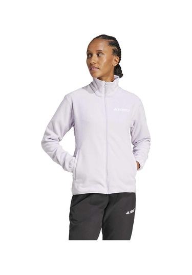 Adidas Multi Essentials Kadın Mor Dik Yaka Polar Mor