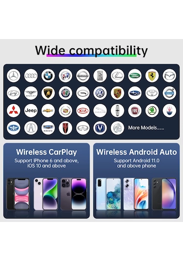 Y2 Carplay & Android Auto Box 4gb+32gb Youtube Hareket Halinde Video, Wifi6, Dahili Gps, Tv Bağlantı Diğer