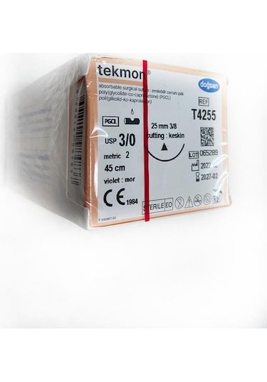 Doğsan Tekmon 3/0 Keskin 25 MM Emilebilir Cerrahi İplik