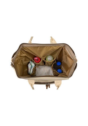 Monaco Baby Bag Baskılı Anne Bebek Bakım Sırt Çantası Çok Renkli