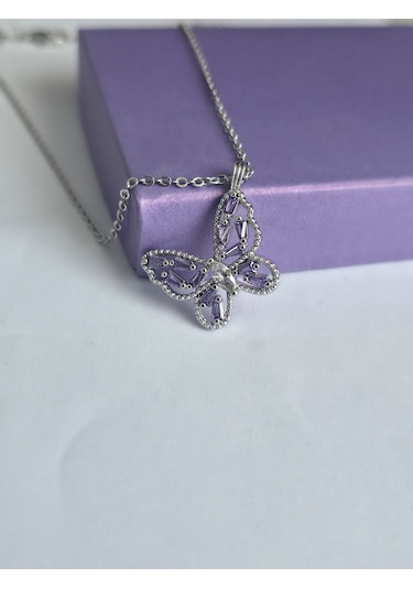 925 Ayar Kadın Gümüş Kolye 6 Gümüş