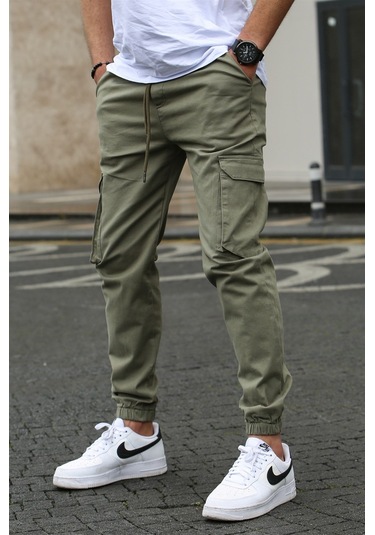 Madmext Madmext Erkek Yeşil Kargo Cep Pantolon 5447-yeşil Yeşil