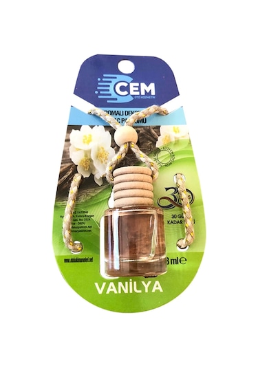Cem Car Care Cam Fanus Vanilya Ayna Kokusu 8 ML