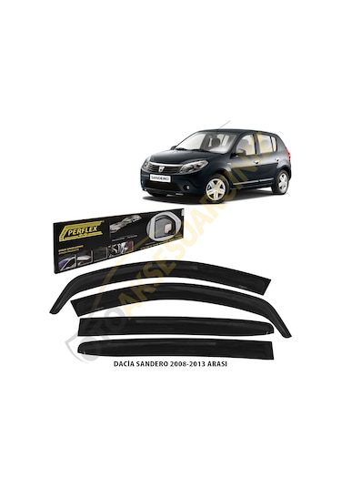 Perflex A Dacia Sandero 2008 - 2013 Cam Rüzgarlığı 4Lü