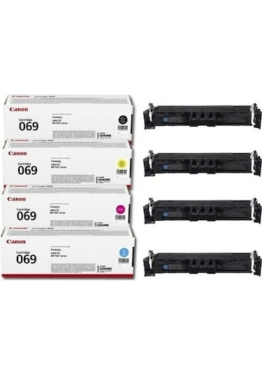 Canon CRG-067 4 Renk Toner Seti - Kutusuz LBP631 / MF651C