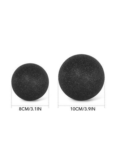 Kosona Epp Materyal Gövde Masaj Topu - Siyah 10cm, Günlük Egzersiz Ve Kas Geliştirme İçin Pratik Antreman Aracı Diğer