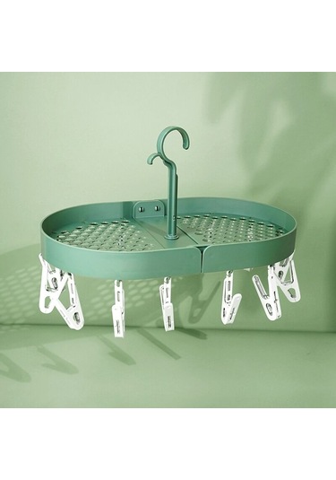 Katlanabilir Giysi Askısı Marka Kurutma Çorapları İç Çamaşırı Kurutma Askısı Klipsli Kurutma Depolama Eserleri Rüzgar Geçirmez Giysi Askısı C Diğer