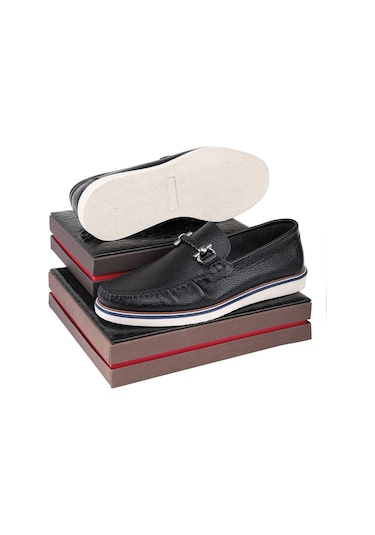 Ducavelli Ragusa Hakiki Deri Erkek Günlük Ayakkabı Loafer Ayakkabı