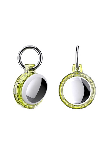 Noktaks - Airtag Uyumlu Silikon Anahtarlık - 04 - Şeffaf