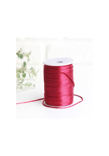 Vişne çürüğü floş ip (sıçan kuyruğu), 2 mm  5 metre Vişne Çürüğü