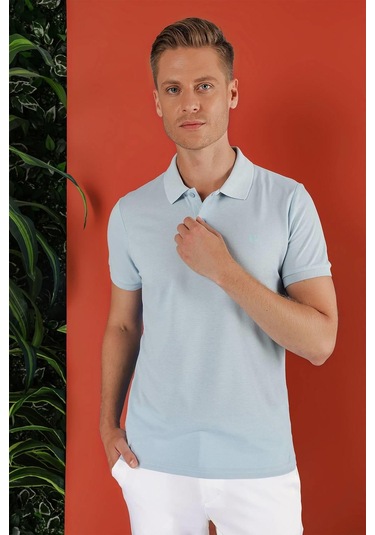 Ts 845 Mavi Spor T-shirt Mavi