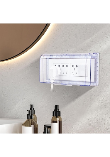 Suntek Su Geçirmez Anahtar Fiş Çıkış Kapağı Tuvalet Mavi