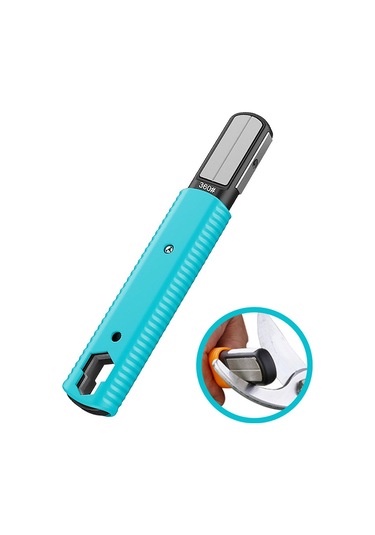 Reedark El Aletleri Kesici Takımını Gidişli Keskinleştirici, Çok Amaçlı Bahçe Bıçakları, Budama Makasları İçin Profesyonel Gidişli Taşlı Keskinleştirme Aracı Mavi Üçüncü Nesil