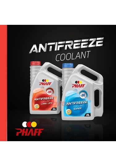 Phaff Organik Mavi Antifiriz 3l -56 Derece