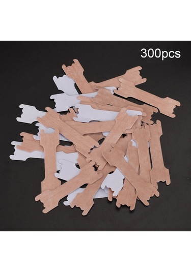 Mufunye Bej Renkli, 300 Adet Non-woven Kumaş Horlama Önleyici Bant, 15x6x4cm Boyutunda