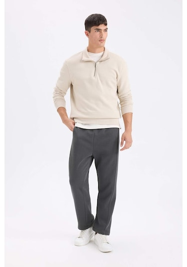 DeFacto Regular Fit Eşofman Altı Beli Lastikli Basic Düz Cepli Düz Paça D9707AX24AUAR226