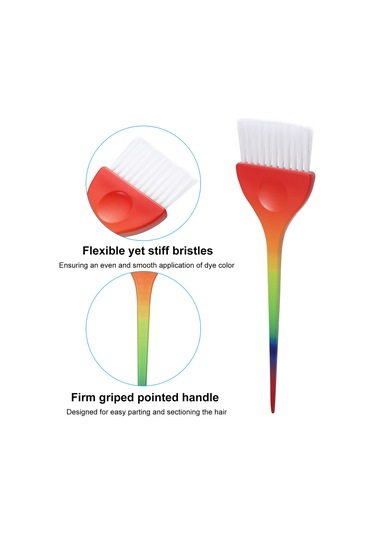 Geeroyoo Saç Boyama Fırçası - Esnek Kıllar, Kök Dokunuşu Ve Renkli Saçlar İçin Mükemmel Dıy Aracı