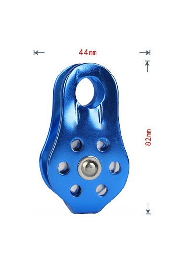 Kangvka Alüminyum Alloy Dağcıklığa Uygun 20kn Sabit Yan Panel Kayıcı, Kurtarma Ve Taşıma İçin Dış Mekan Gereci Yeşil