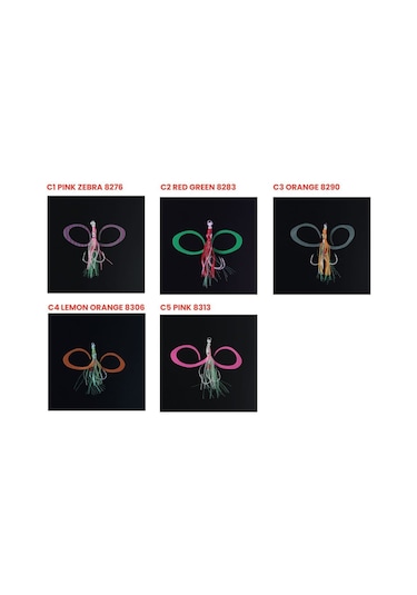Seabor Squid Hook Skirt Hazır Asist Takım Pink 2/0 - 2 Adet