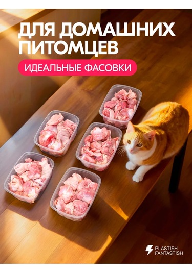 Plastish Fantastish Kapaklı Tek Kullanımlık Gıda Kapları 200 Ml 30 Adet 126040063 30