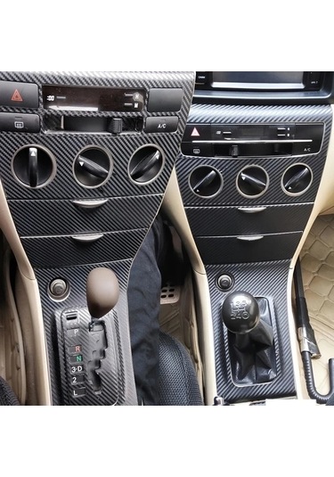 Sandwich Motion003 Toyota Carola 2002-2006 İç Kontrol Paneli Kolu Karbon Fiber Kapı Şapka Siyah Arka Dekor Ekipmanı