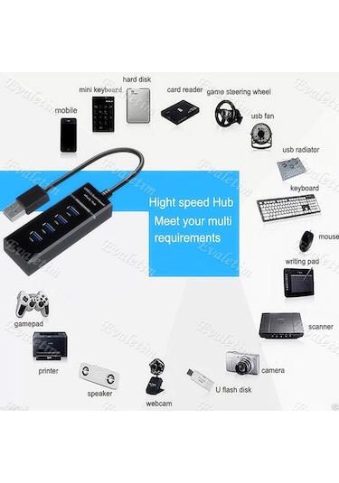 4 Port Usb 3.0 Çoğaltıcı Çoklayıcı Hub 4360P Çoklama Çoklu Cihaz
