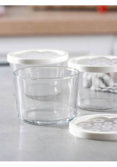 Pasabahce 3 Adet 220 Ml Cam Kavanozlar, Kuru Gıda Saklama İçin 307753116