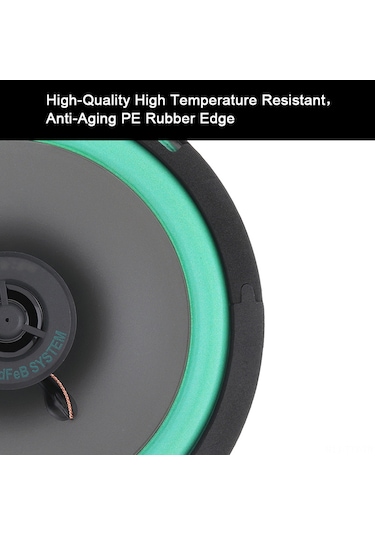 Dianziye 100w 6.5" Oto Hoparlörü - Yüksek Hassasiyetli, Düşük Distorsiyonlu, Su Geçirmez, Tüm Müzik Stillerine Uygun, Evrensel Montaj Desteği