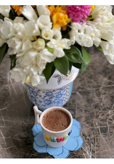 200ml Kişiye Özel İsimli Kupa Altlığı İle