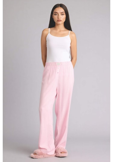 Defacto Regular Fıt Flanel Alt G1908ax26sppn149 Pembe-pn149